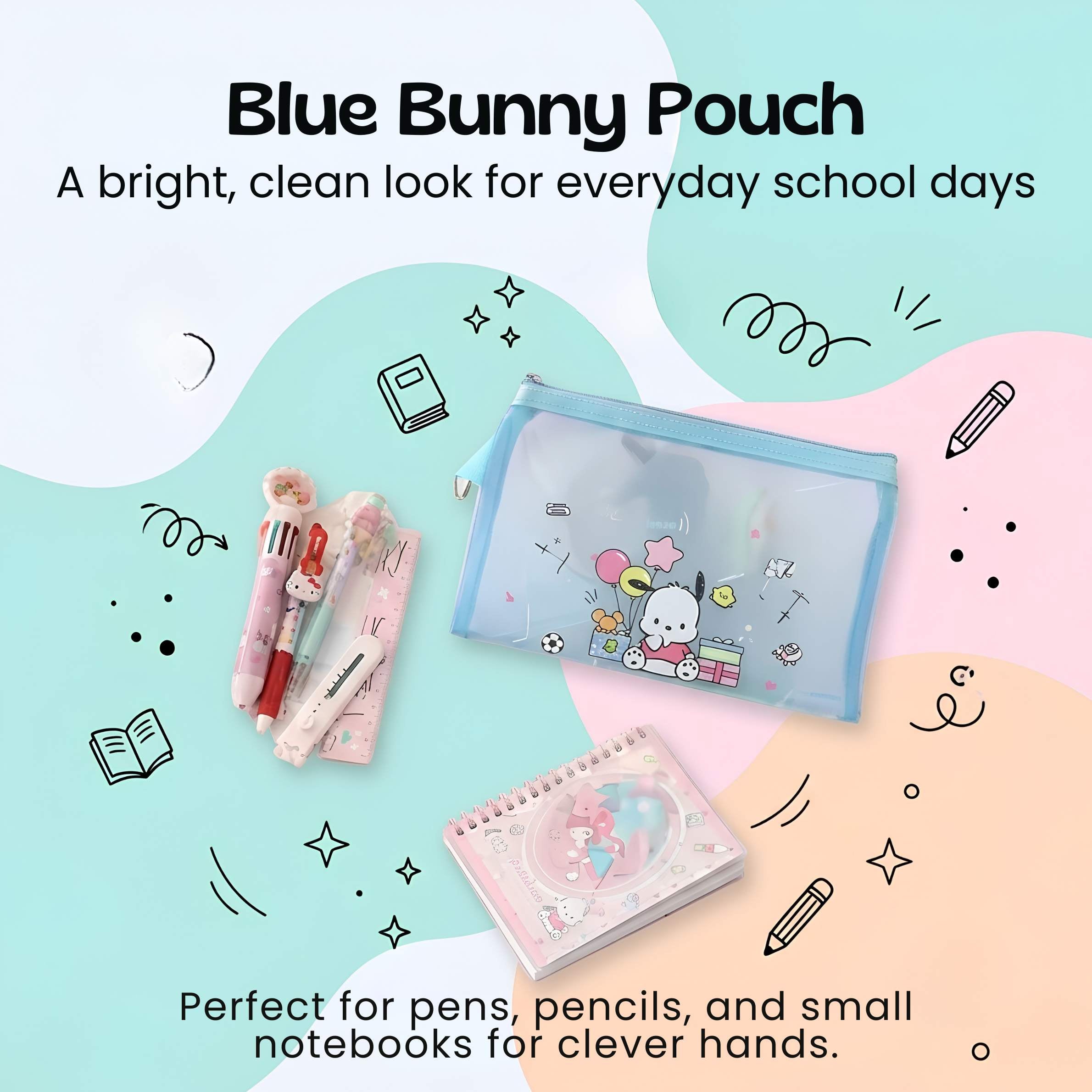 nylyCas™ Kawaii School Supply Pouch