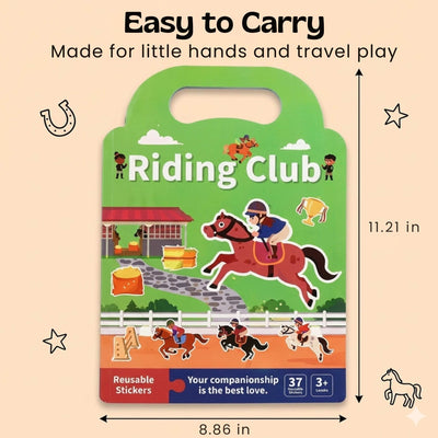 nylyCas™ PuffyScene Reusable Sticker Book