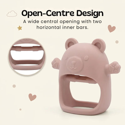 nylyCas™ BearBite Silicone Baby Teether