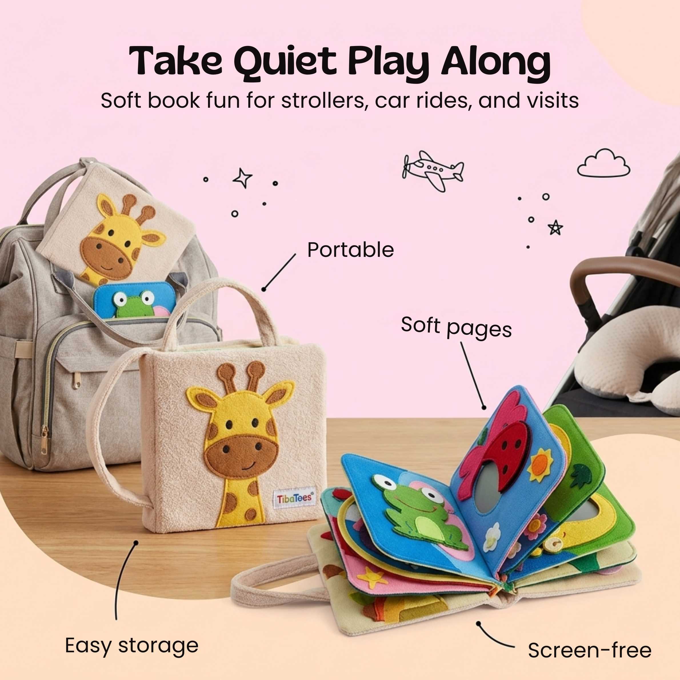 nylyCas™ BusyBuddy Fine Motor Book