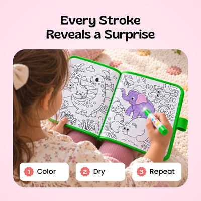 nylyCas™ MagicSplash Water Coloring Book