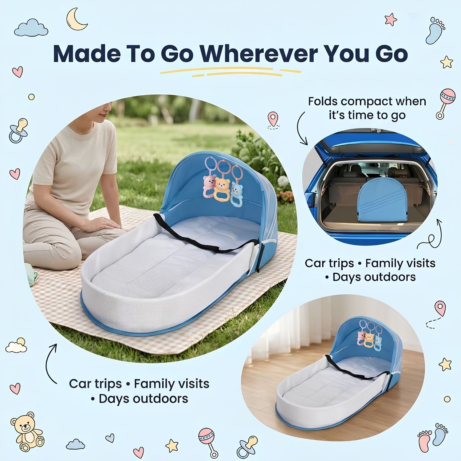 nylyCas™ Portable Baby Rest Tent