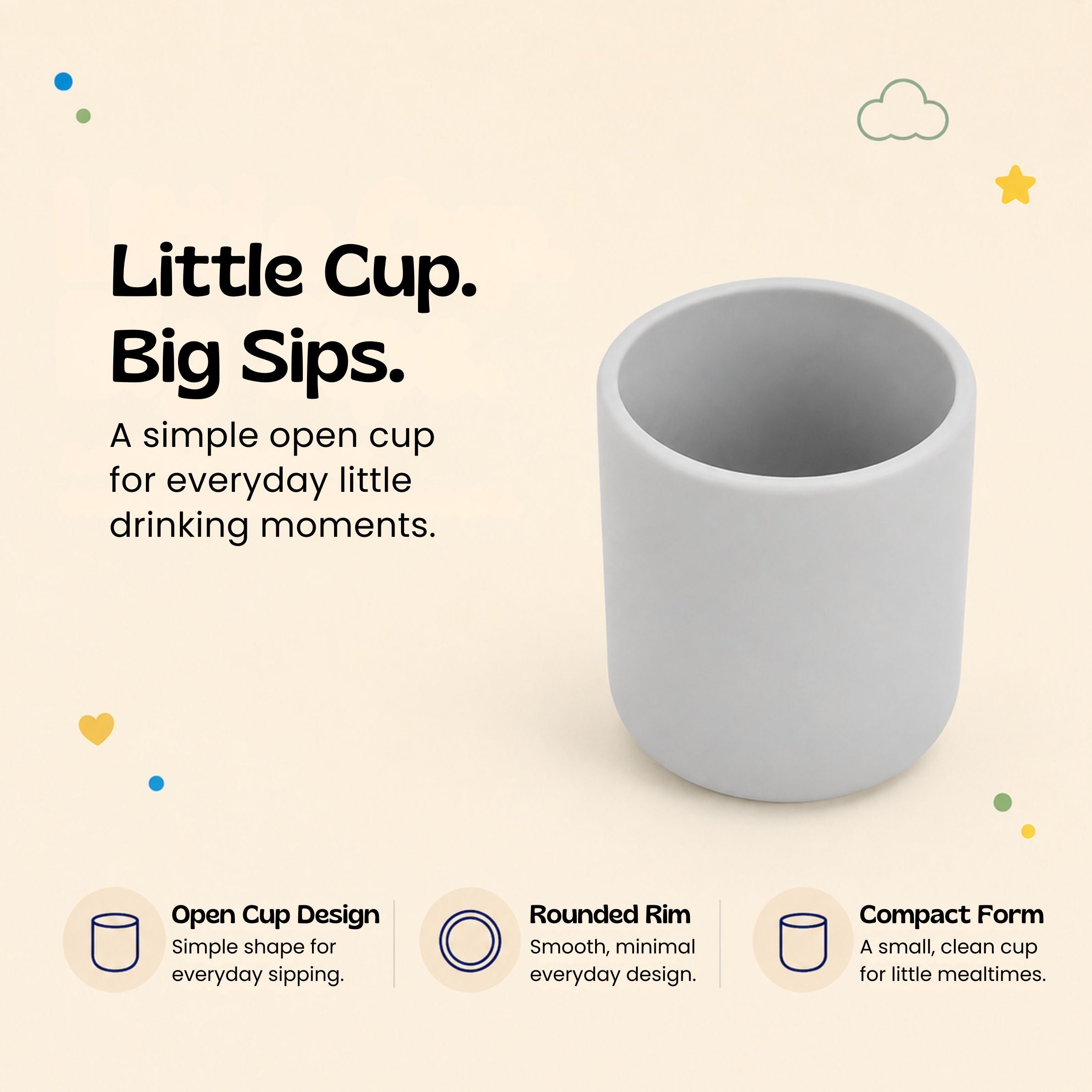 nylyCas™ SoftSip Silicone Training Cup