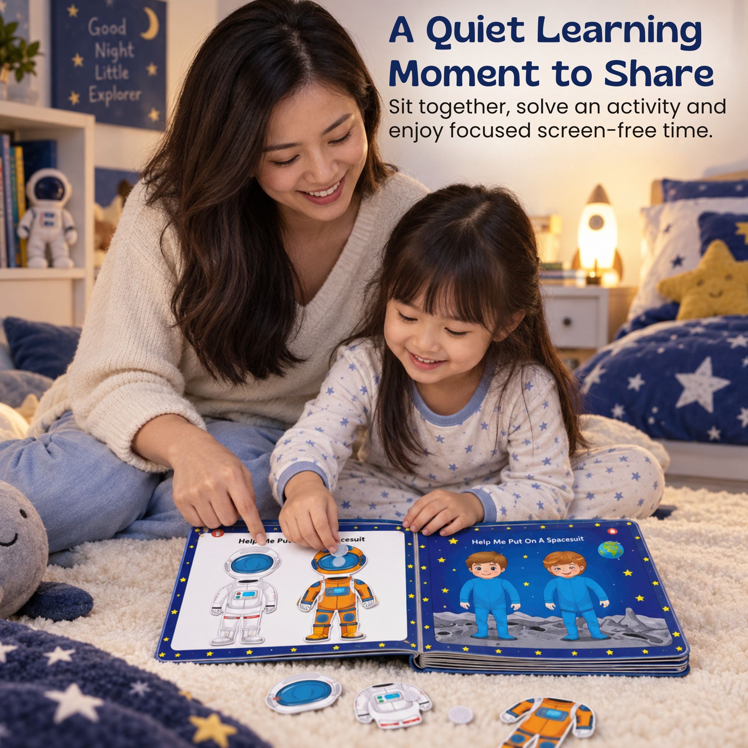nylyCas™ Space & Body Quiet Book