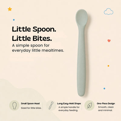 nylyCas™ SoftStart Silicone Baby Feeding Spoon
