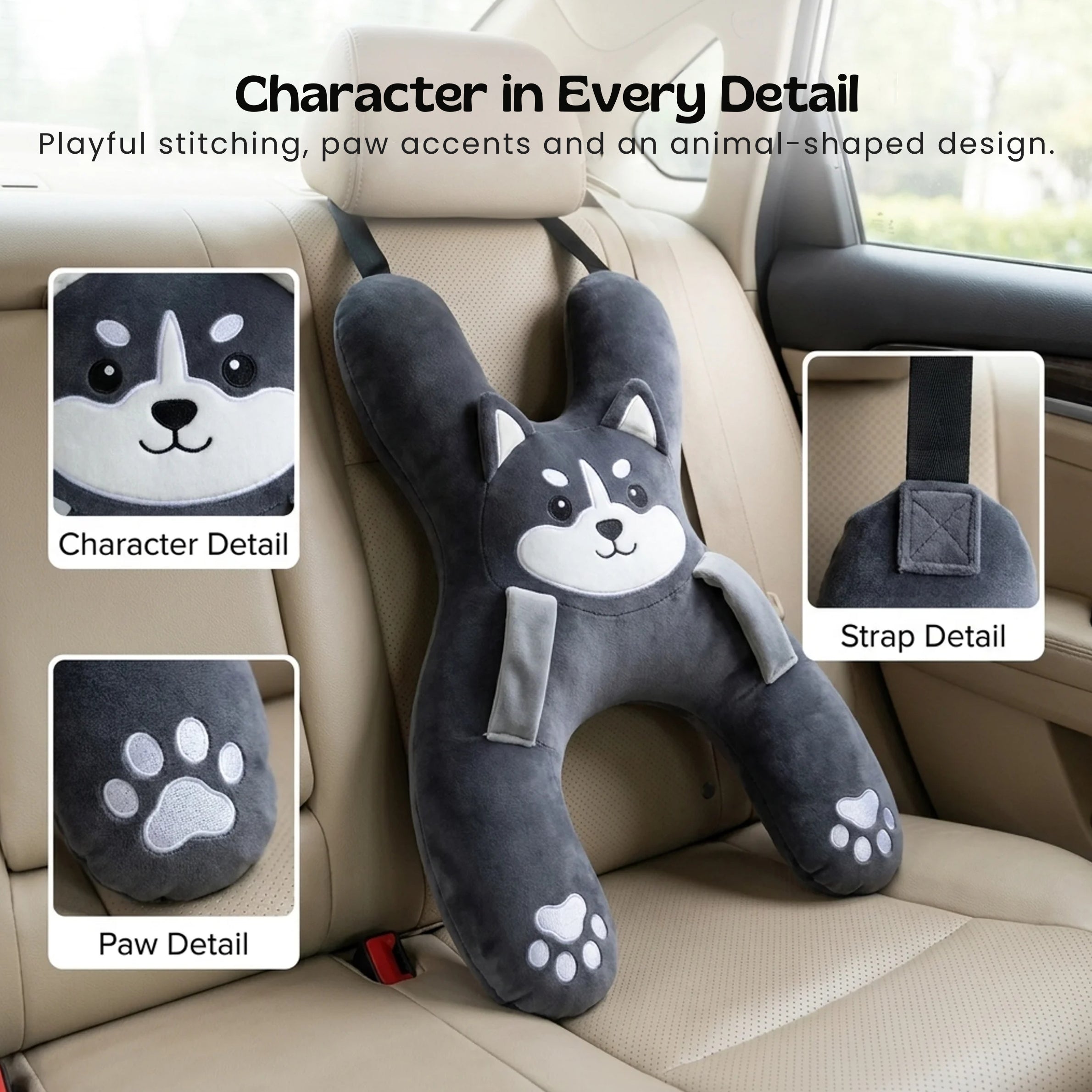 nylyCas™ HugRide Kids Travel Neck Pillow