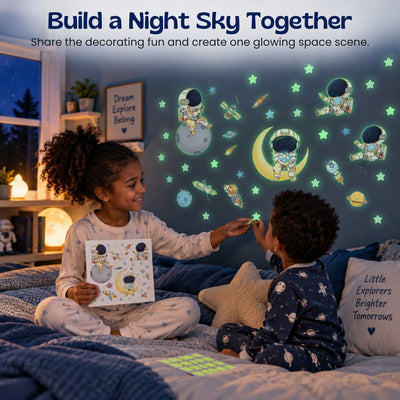 nylyCas™ Astronaut Night Glow Stickers
