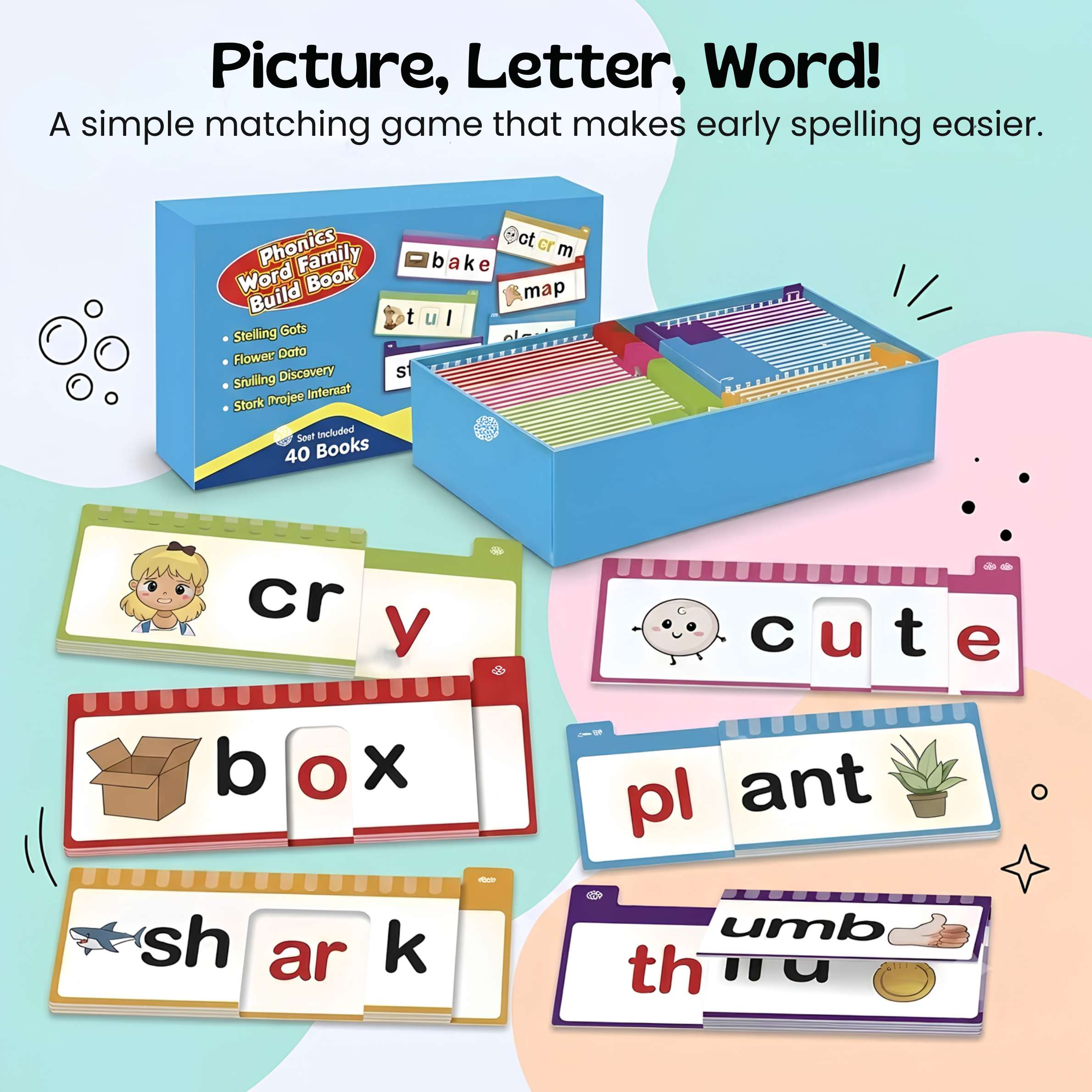 nylyCas™ WordBuilder Reading & Spelling Set