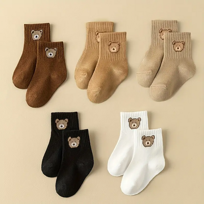 nylyCas™ Bear Hugs Sock Set (5-Pack)