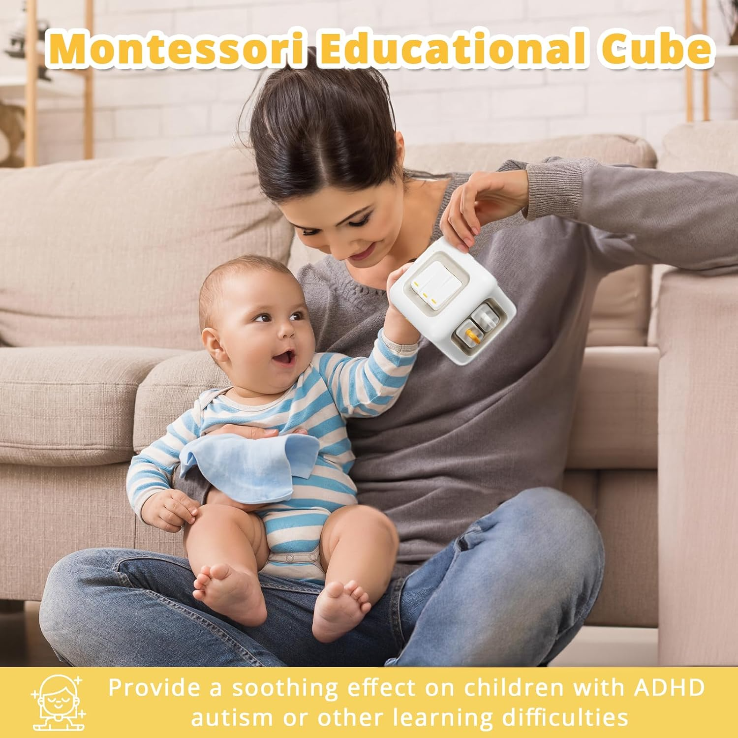 nylyCas™ Montessori Busy Cube