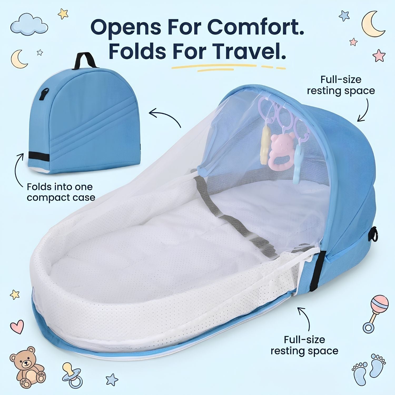 nylyCas™ Portable Baby Rest Tent