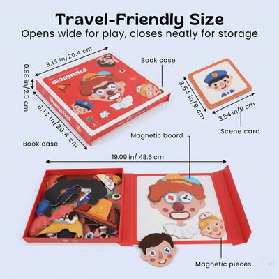 nylyCas™ MixFace Magnetic Story Puzzle