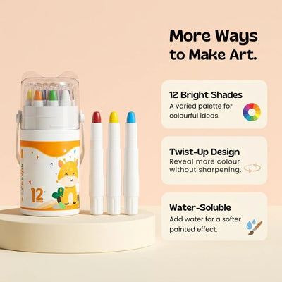 nylyCas™ Silky Twist-Up Crayon Set