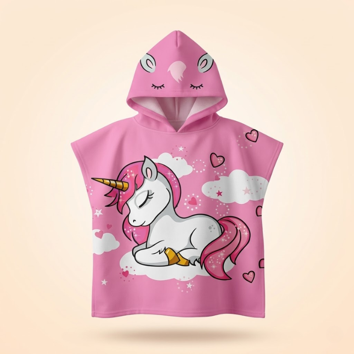 nylyRobe™ Hooded Beach Poncho Towel (3-8 years)