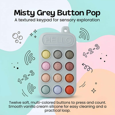 nylyCas™ Click & Calm Silicone Phone Teether