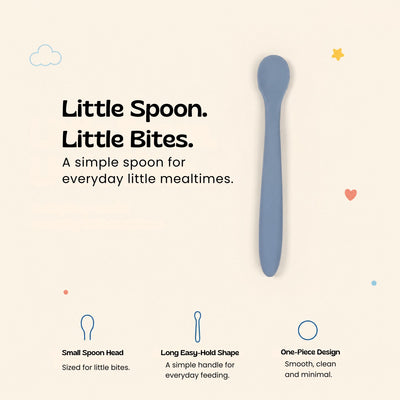 nylyCas™ SoftStart Silicone Baby Feeding Spoon