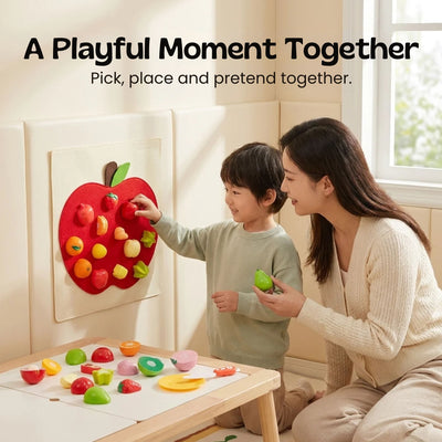 nylyCas™ ApplePatch Felt Food Sorting Board