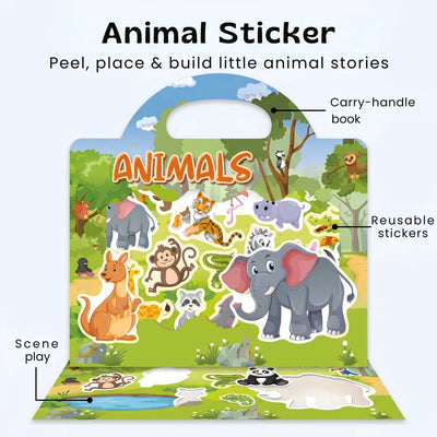nylyCas™ CarryScene Reusable Sticker Book