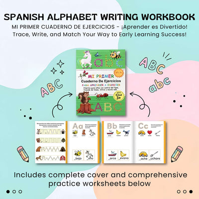 nylyCas™ Spanish ABC Writing Workbook