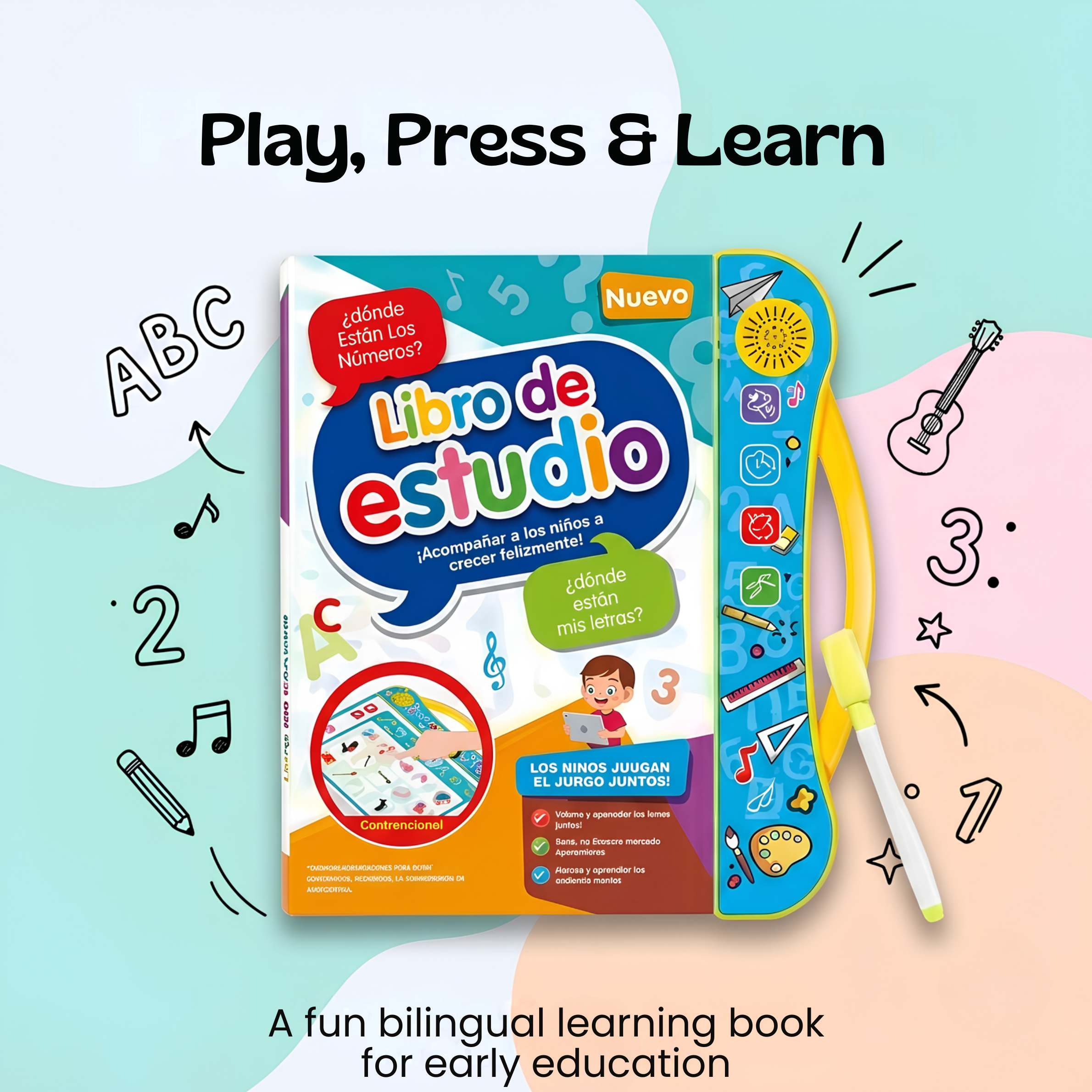 nylyCas™ Spanish Touch & Learn Sound Book