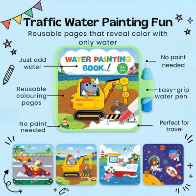 nylyCas™ Reusable Water Painting Book