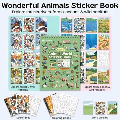 nylyCas™ WildScene Sticker Adventure Book