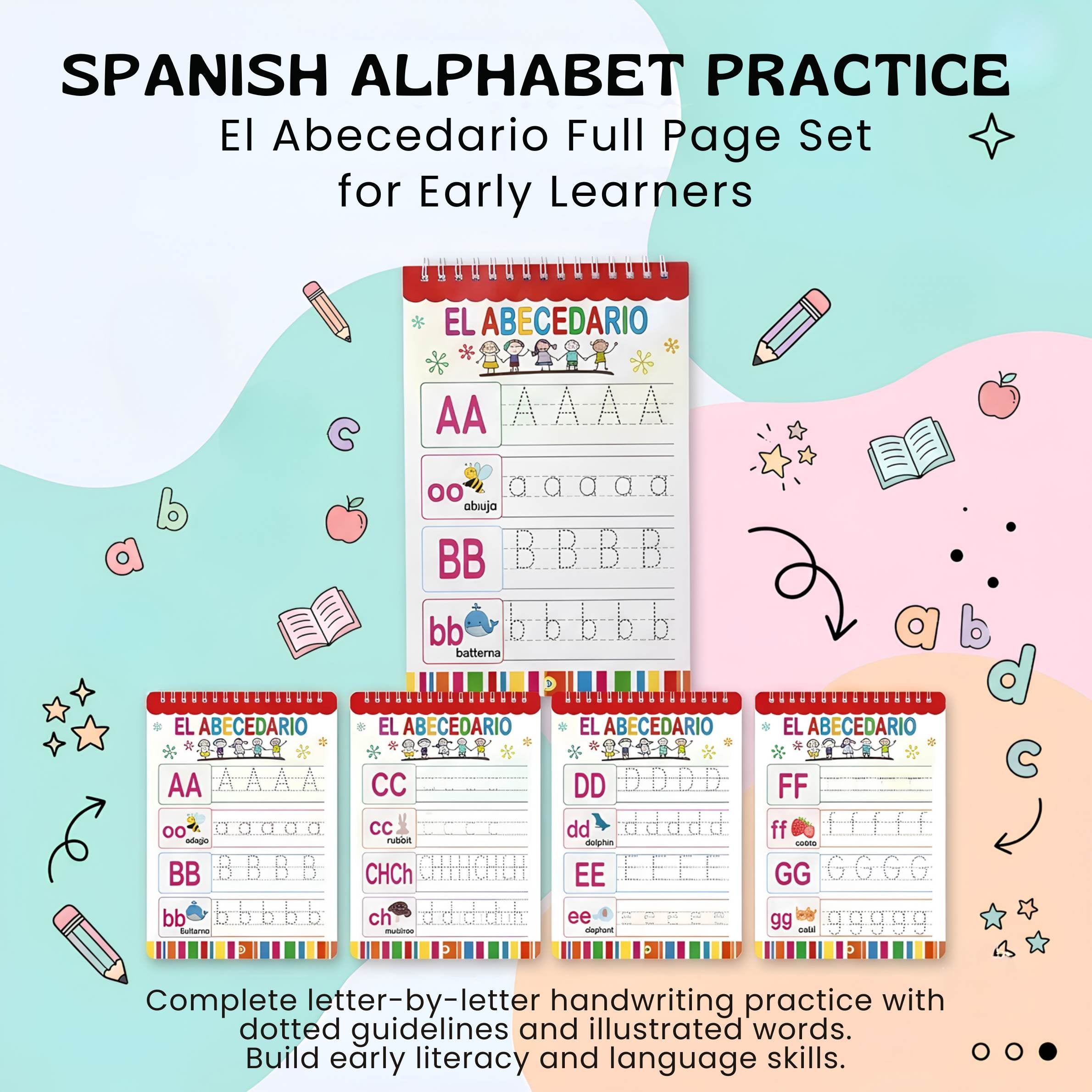 nylyCas™ Bilingual Magic Writing Workbook