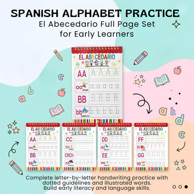 nylyCas™ Bilingual Magic Writing Workbook