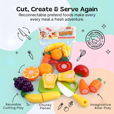 nylyCas Little Chef Cutting Play Set