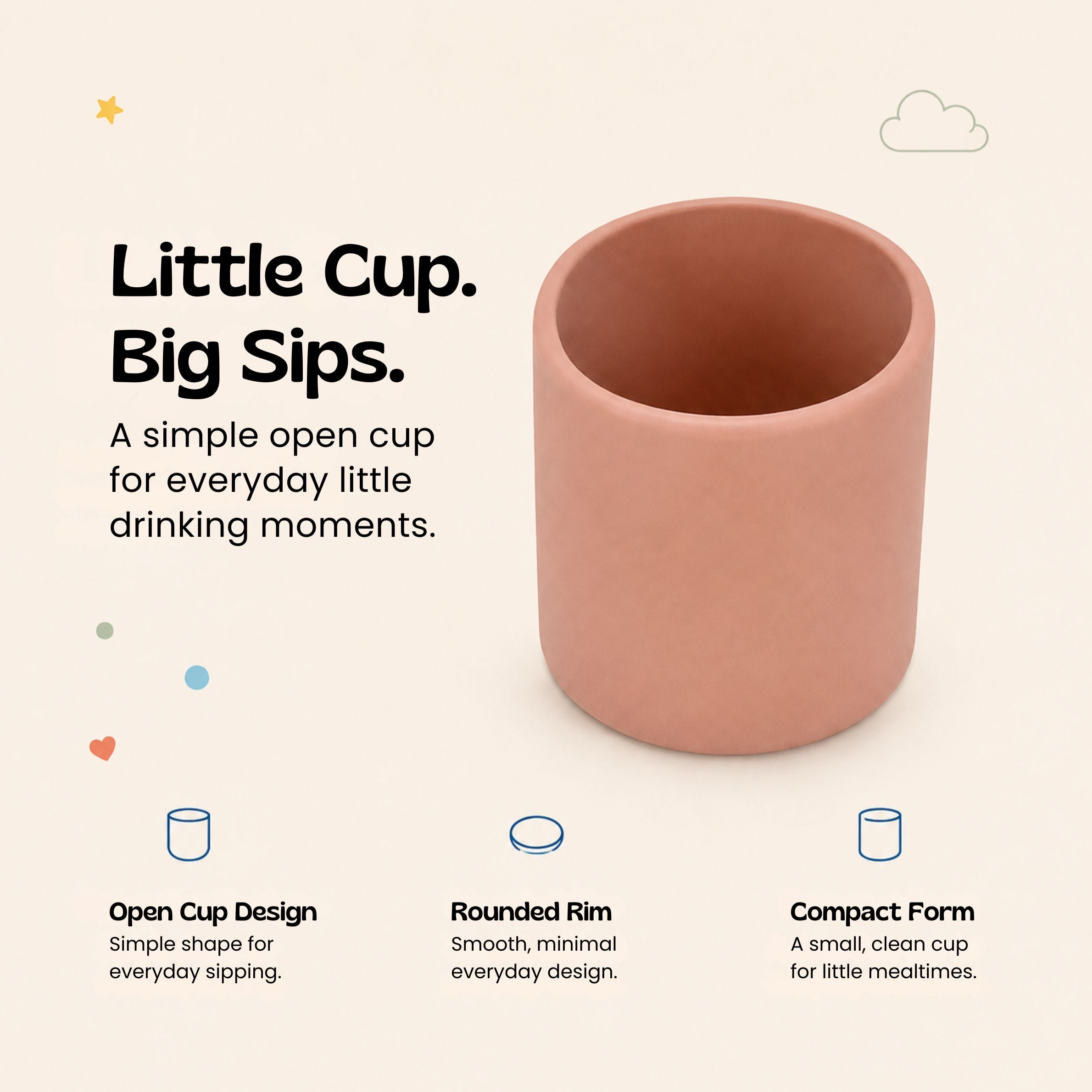 nylyCas™ SoftSip Silicone Training Cup