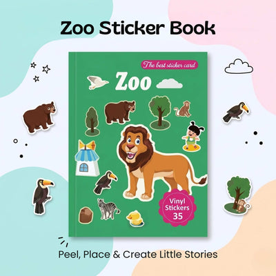 nylyCas™ MiniScene Reusable Sticker Book