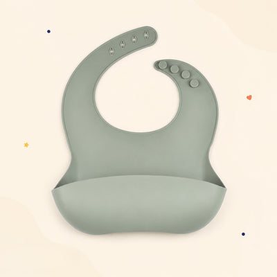 nylyCas™ PandaEar Silicone Catch Bib