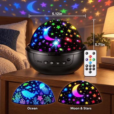 nylyCas™ StarryGlow Projector Night Light
