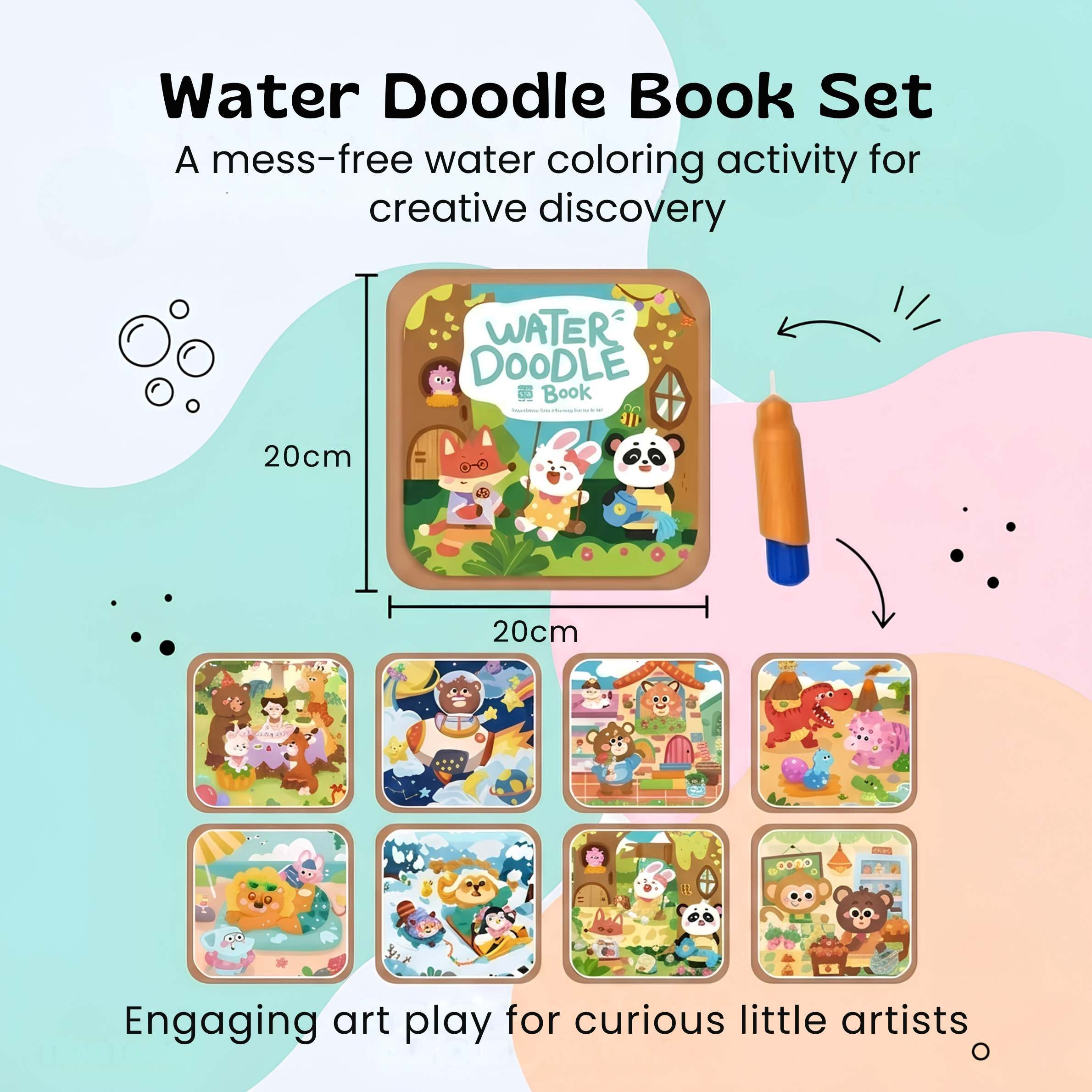 nylyCas™ WaterDoodle Reusable Drawing Book
