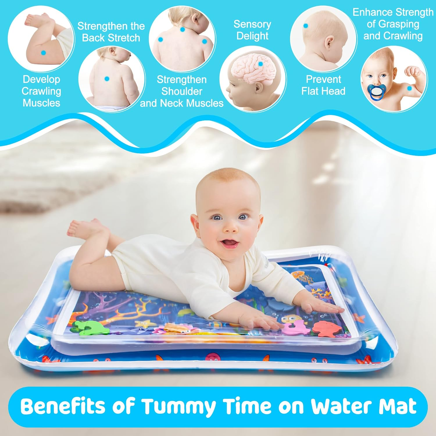 nylyCas™ Sensory Tummy Time Mat
