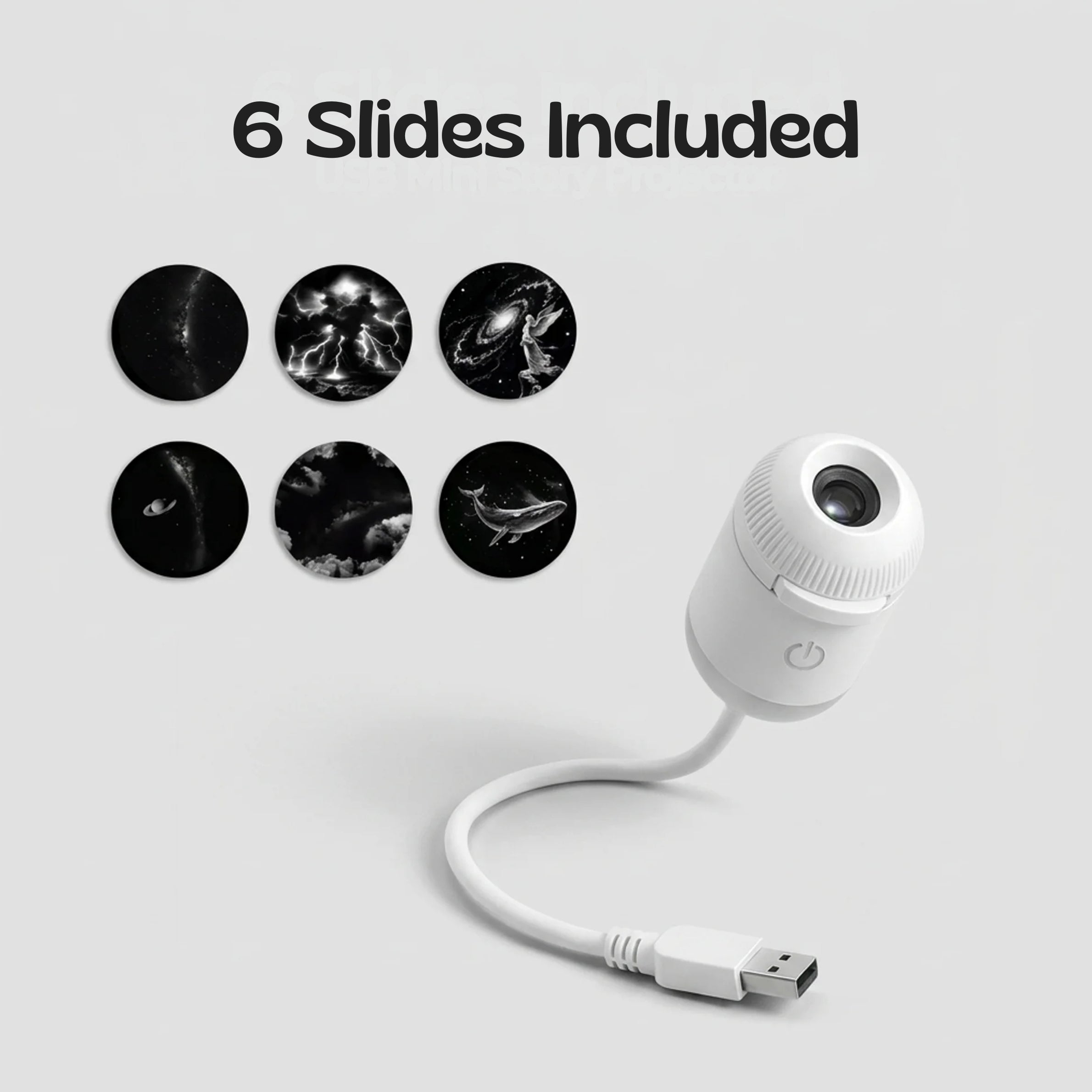 nylyCas™ GalaxyGlow Slide Projector Night Light