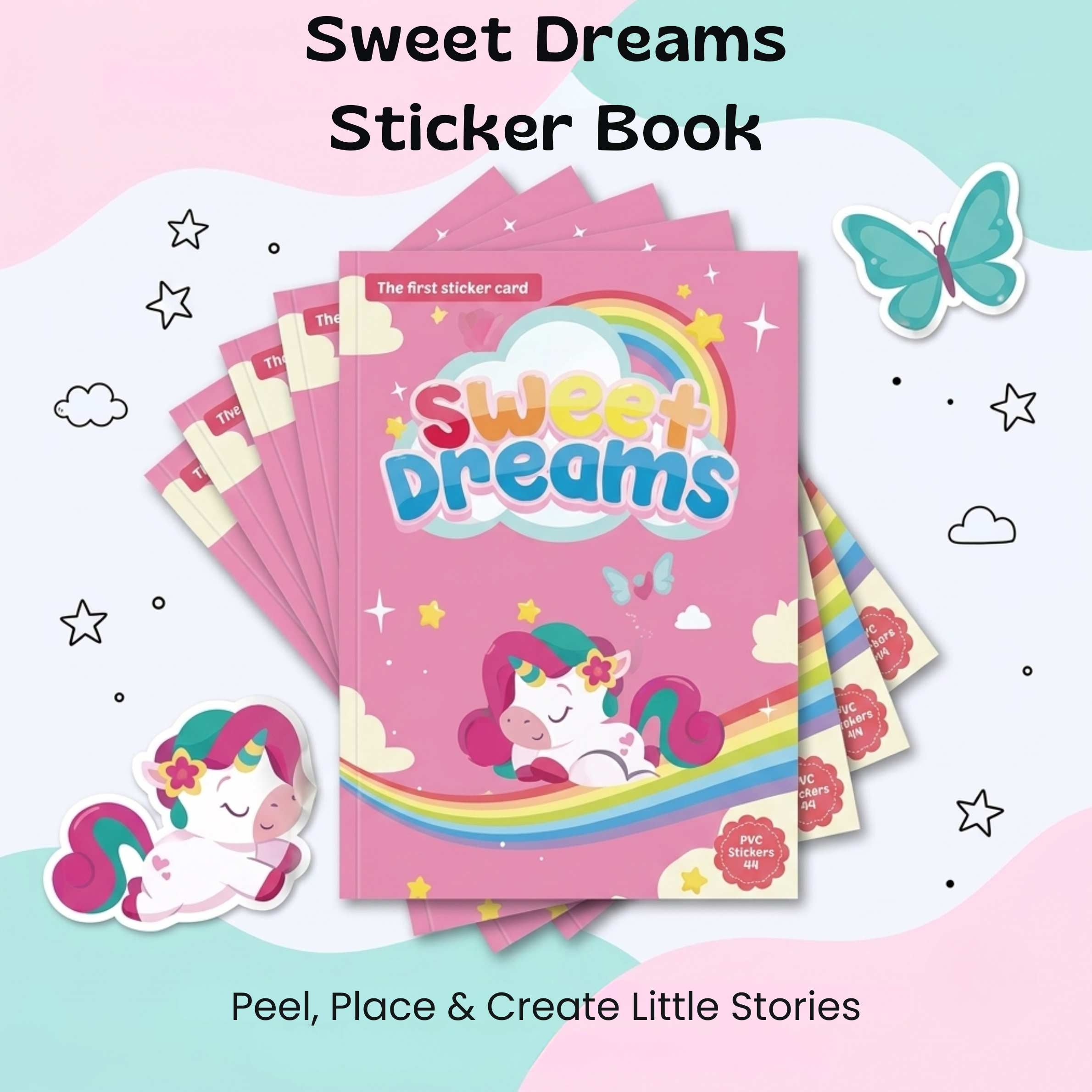 nylyCas™ MiniScene Reusable Sticker Book