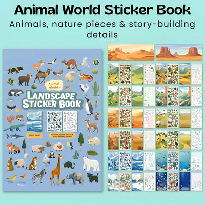 nylyCas™ WildScene Sticker Adventure Book