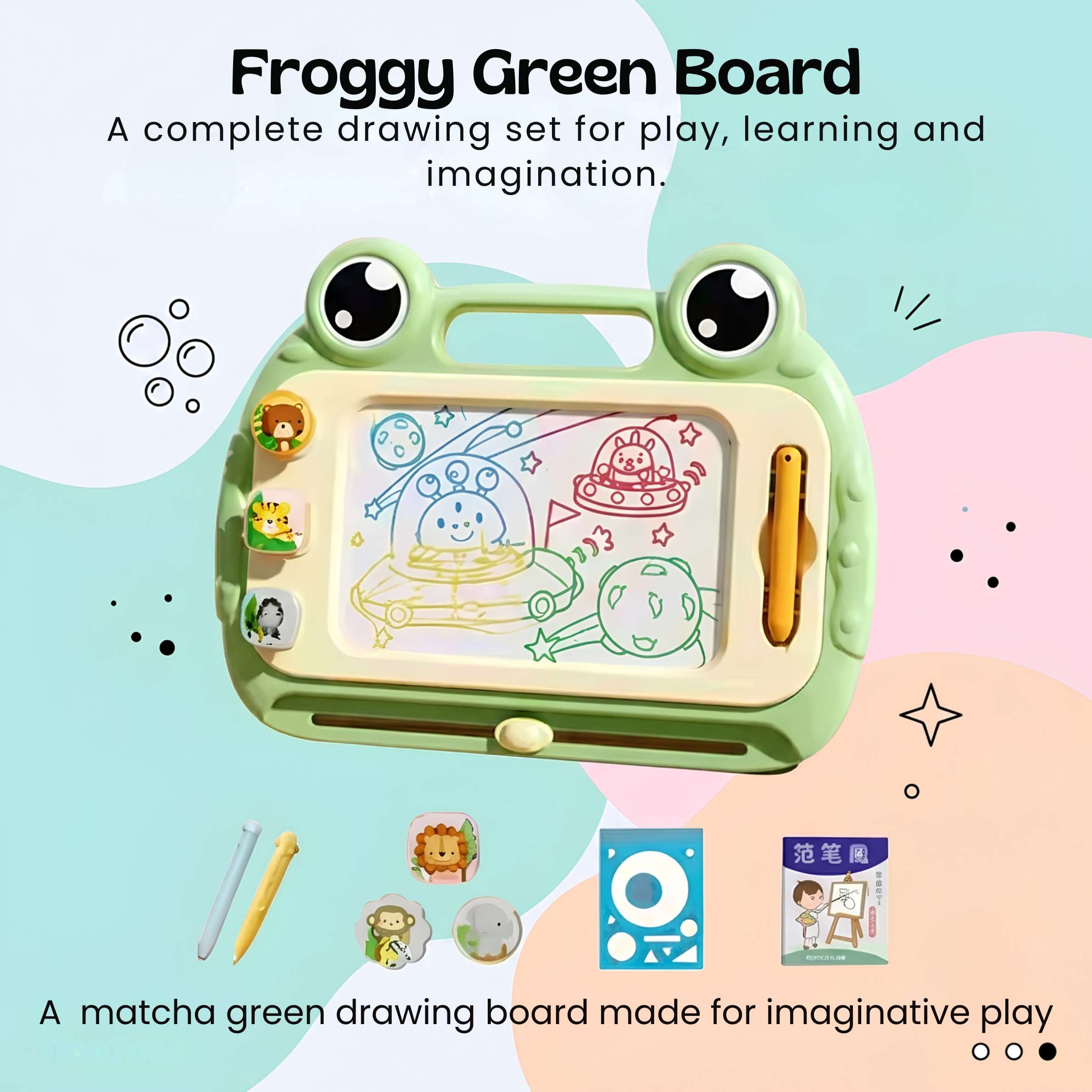 nylyCas™ DoodleFrog Magnetic Drawing Board