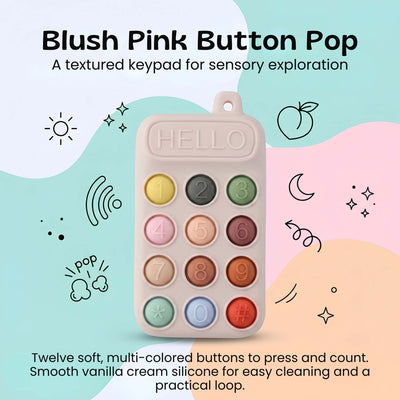nylyCas™ Click & Calm Silicone Phone Teether