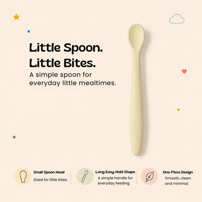 nylyCas™ SoftStart Silicone Baby Feeding Spoon