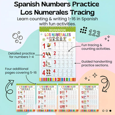 nylyCas™ Bilingual Magic Writing Workbook