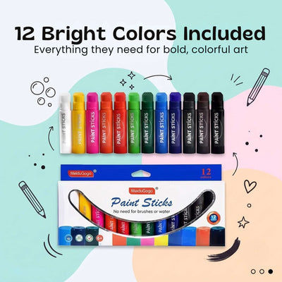 nylyCas™ RainbowGlide Washable Paint Sticks