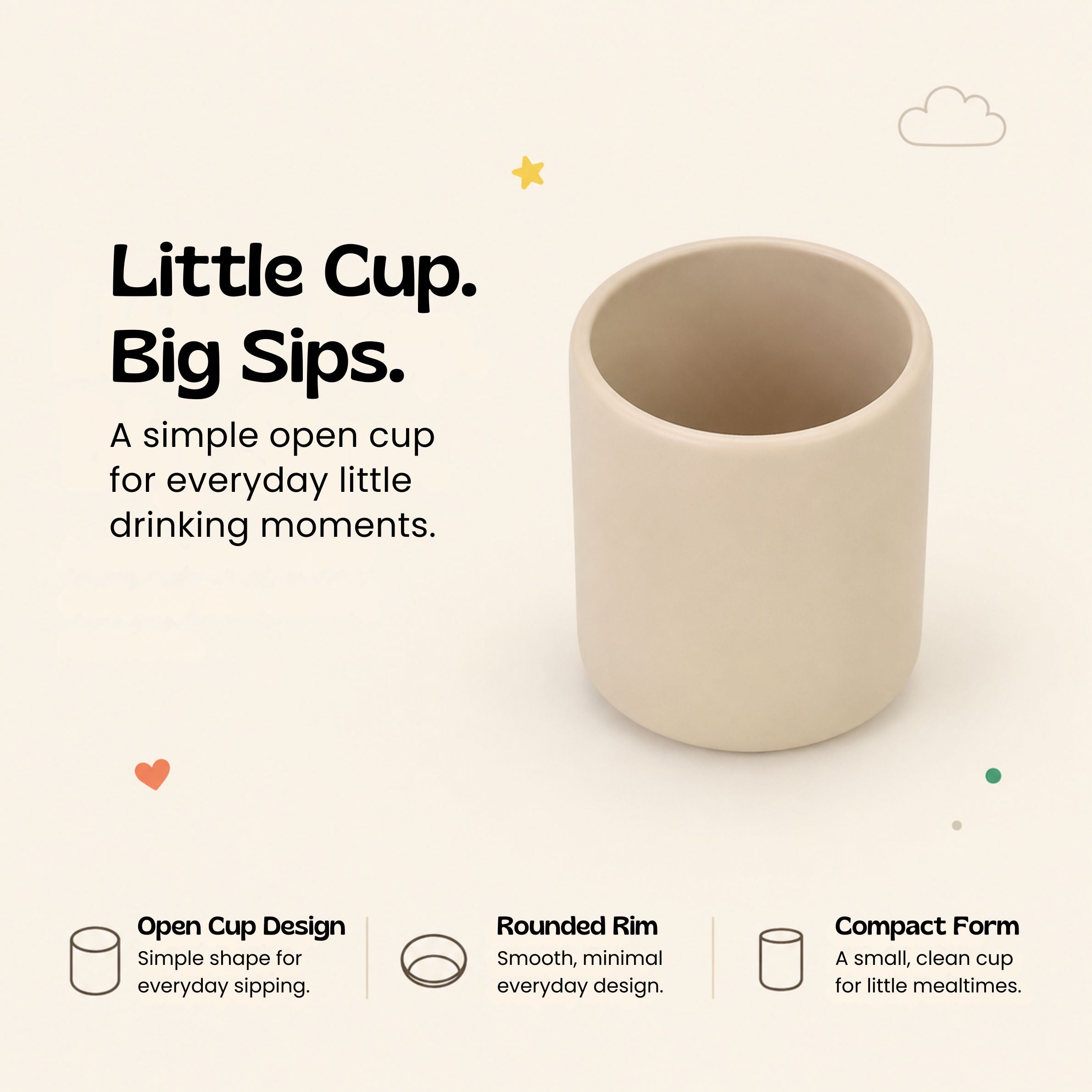 nylyCas™ SoftSip Silicone Training Cup
