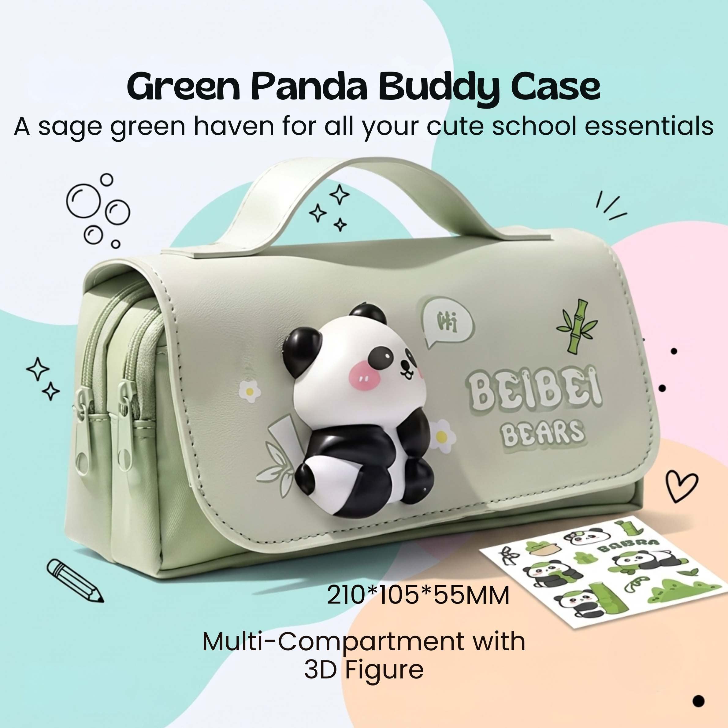 nylyCas™ BuddyPack Large Pencil Case