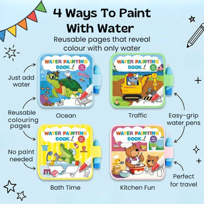 nylyCas™ Reusable Water Painting Book