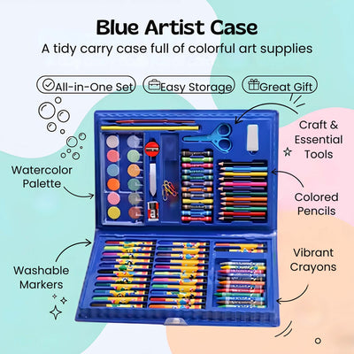 nylyCas™ MegaArtist 86-Piece Creative Art Set