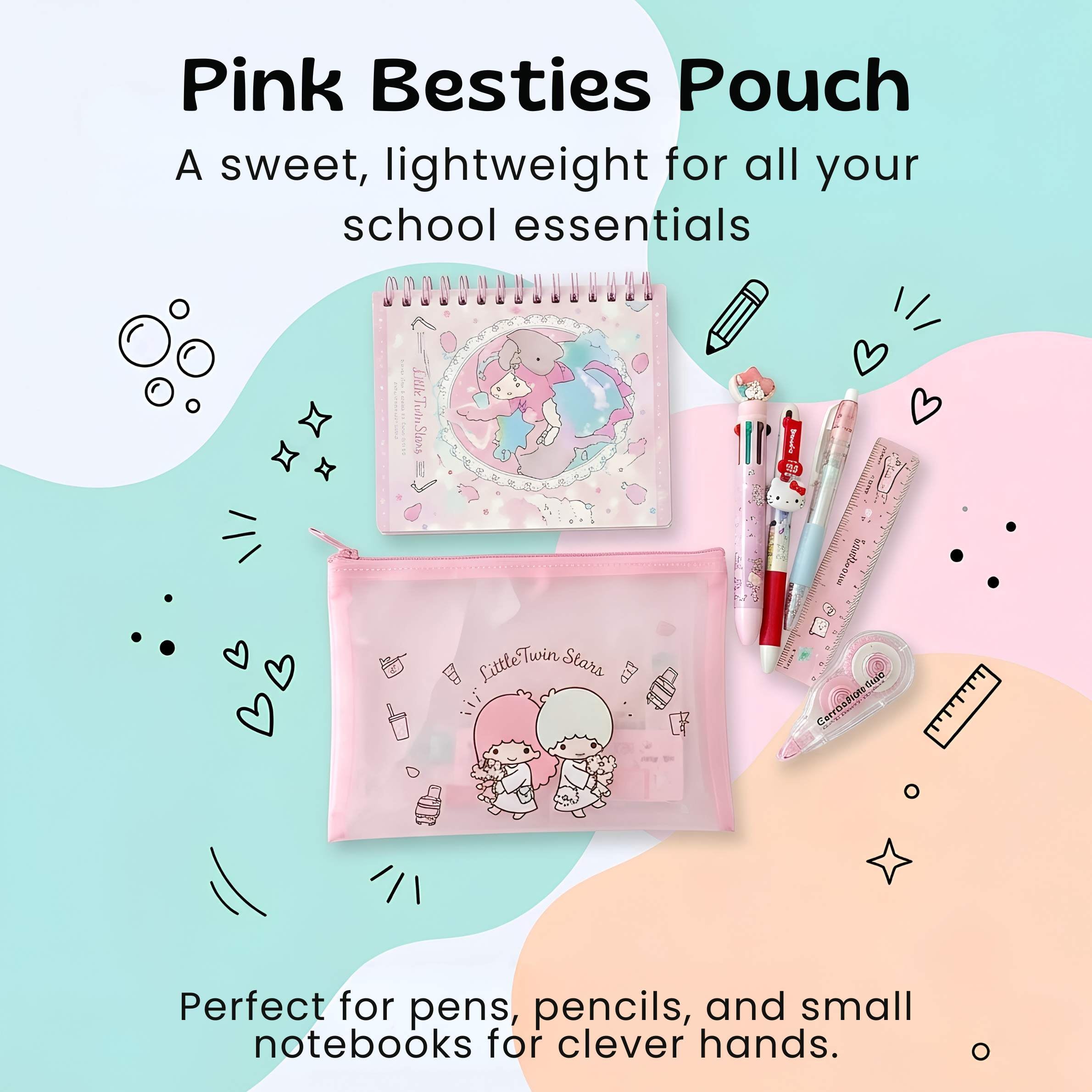 nylyCas™ Kawaii School Supply Pouch
