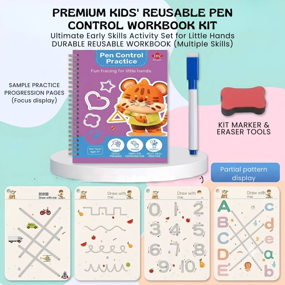 nylyCas™ TraceBuddy Reusable Pen Control Books