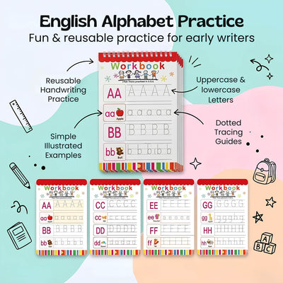 nylyCas™ Bilingual Magic Writing Workbook